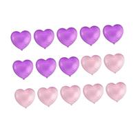Zerodis Cumbes Réutilisables de Coeur de Dessin animé Cubes de Refroidissement Rapide 15 pour Cent pour Les Boissons en Plastique D'assurance Multi-positifs Froids (Purple)