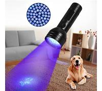 Zerodis Détecteur D'urine D'animal Familier de la Lampe-torche 51 LED Blacklight pour L'urine de Chat de Chien, Taches Sèches Lumière Noire de Lampe-torche, Détecteur Portatif de Tapis