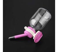 Zerodis Dispensateur de Suspension de Chiens Chats de Leçons de Consommation Propre avec Support à Vis, Distributeur d'eau Portable Facile à Installer pour Les écureuils pour Animaux de Compagnie,