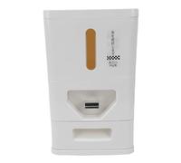 Zerodis Distributeur de Riz, Récipient de Stockage de Céréales Résistant à l'humidité, Bac scellé pour Aliments Secs avec Couvercle Hermétique et Fenêtre Transparente, Seau à Riz (Petite)