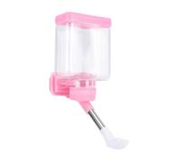 Zerodis Distributeur d'eau pour Oiseaux, Fontaine à Boire Automatique de Grande capacité avec Buse Rotative à 360 Degrés pour Petits Oiseaux, Mangeoire à Eau pour Accessoires de Cage (Pink)