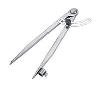 Zerodis Diviseur en Cuir de 200 Mm, Diviseur en Acier Réglable Ailier d'espacement des Outils Rotatifs, avec Zirkel, Rond-point, Boussole pour le Marquage Mécanique et la Fabrication du Cuir