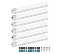 Zerodis Éclairage Sous Armoire, Lampe de Placard Rechargeable à intensité Variable avec Capteur de Mouvement Intérieur LED Adhésif Magnétique (6 paquets)