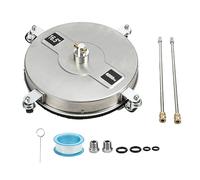 Zerodis en Surface-leaner de la Machine à Laver à Pression de Couverture Rapide avec 4 Roues, pour des Taches Tenaces sur de Grandes Surfaces Plates, Un Matériau en Acier Inoxydable, Résistant aux