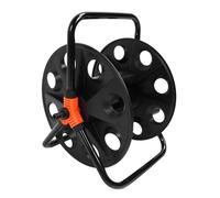 Zerodis Enrouleur de Tuyau D'arrosage, Fer Robuste ABS, capacité de 50 M/164 Pieds, D'eau de 1/2 Pouce, Assemblage Rapide, Organisateur de Tuyau D'eau Portable pour Cour Extérieure