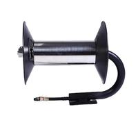 Zerodis Enrouleur de Tuyau pour Laveuse électrique à Montage Mural 164 Pieds 4000 PSI Enrouleur de Tuyau pour Laveuse à Pression Manuelle à Manivelle Robuste avec Construction en Acier allié pour le