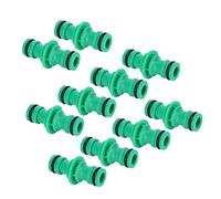 Zerodis Ensemble de Connecteurs Rapides pour Tuyau d'eau, 10 Pièces, Outil de Joint de Tuyau Droit pour l'irrigation du Jardin, Kit de Réparation de, Raccord de