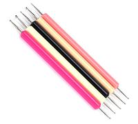 Zerodis Ensemble de Stylos à Points 5 Pièces, Matériau Acrylique, Idéal pour les Projets de Nail Art et de Bricolage, Parfait pour Créer des Points et des Motifs, qualité Professionnelle pour un