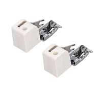 Zerodis Ensembles de Tricot en Plastique et Acier Inoxydable, Pied de Jonction Professionnel pour Machines à Coudre à Tige Basse, Idéal pour Ourler et Couper le Pied-de-biche Surjet