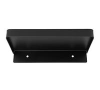 Zerodis Étagère Flottante en Acier pour Salle de Bain, Cuisine, Chambre à Coucher, Rangement 7.3X3.5 Pouces, Support de Téléphone, étagère Murale en Métal Inoxydable (Black)