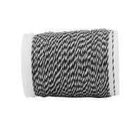 Zerodis Fil de Câble d'arc adapté pour Attache de Chat (Noir Blanc) | Fil de corde d\'arc en nylon pour le tir sur cible Construction multi-filaments Convient pour l\'attache du chat Longueur