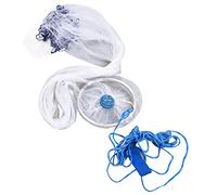 Zerodis Filet de Pêche, Filet de Lancer Polyvalent à Lancer à la Main avec Plombs en Acier Haute densité pour Les Amateurs de Pêche en Plein Air dans Les étangs à Poissons