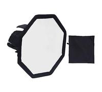 Zerodis Flash Light Softbox Nylon Octagonal 20 Cm Chambre de Pliage Softbox pour la Suppression de Lumière et D'ombre Facile pour la Photographie de Portrait