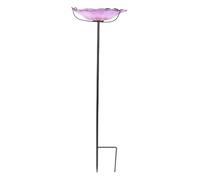 Zerodis Fountain à Eau Solaire Fountain Solaire Bath Bath Métal Post Design Solar Circulation Pompe Adaptée à la Terrasse du Jardin Patio Balcon