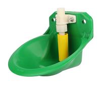 Zerodis Fournitures d'alimentation Abreuvoir de Bétail en Acier Inoxydable avec Valve à Flotteur pour Porcelets de Moutons de Bétail Capacité de 1 L Solution d'eau Potable Bol 'Abreuvoir