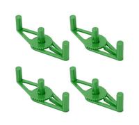 Zerodis Fournitures de Bureau 20PCS Clips de Plante Réglables à 360 Degrés Branches de Plantes Cintreuses Clips d'entraînement de Tige de Support Verts à Faible Stress pour la Pliage de Tige Tente