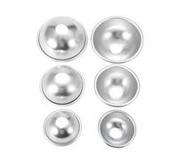 Zerodis Fournitures de Gommage de Bain, Artisanat Pétillant, Outils de Moule à Gâteau en Alliage d'aluminium, Moule à Gâteau en Demi-cercle, Outil de Cuisson, Artisanat, de Presse pour Savons Faits