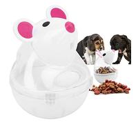 Zerodis Fournitures pour Chiens Mangeoire Souris Gobelet Conception Balle Jouet en Plastique Sûr Habitudes d'alimentation Lente Jouet Interactif Idéal pour Chiens et Chats Chat de Compagnie Fuite