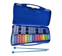 Zerodis Glockenspiel 25 Lames en Aluminium, 2 Maillets avec Étui, pour