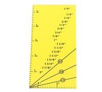 Zerodis Guide de Couture Magnétique, Règle en Acrylique Transparent à Fond Antidérapant, Outil de Coupe et de Mesure pour Artistes, Designers, Architectes, Ingénieurs, étudiants