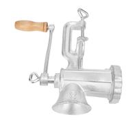 Zerodis Hachoir Manuel, Hachoir à Viande avec Poignée Ergonomique pour la Maison, le Camping, les Galettes de Hamburger, les Saucisses, la Pince de Table en Fonte Revêtue D'étain