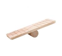 Zerodis Hamster Pet en Bois Pont De La Balançoire en Pont Jouet Exercice Jouer À Croquer pour Petit Animal Hamster Souris Gerbil Chinchilla Écureuil