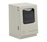 Zerodis Haut-parleurs Bluetooth Portables, Chargeur USB, Style Ordinateur Rétro, Affichage D'horloge Numérique, Haut-Parleur Bluetooth sans Fil pour Voyage à Domicile