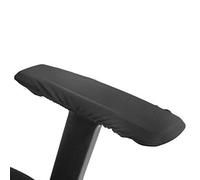 Zerodis Housse d'Accoudoir pour Chaise Fauteuil Bureau Housses en Polyester de Accoudoir Pad Élastique Protecteur Fauteuil （1 Paire）(Noir)