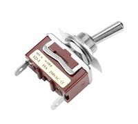 Zerodis Interrupteur à Bascule ON-OFF Momentary, 15A 250V ROCKER Switcher 2 Broches 2 Position 12 Mm, adapté à l'automobile, Appareil Domestique, Contrôle Industriel, pour la Taille Compacte,