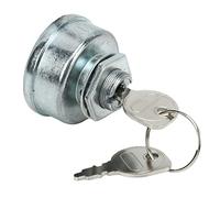 Zerodis Interrupteur de Démarrage d'allumage, Interrupteur n Métal Robuste, Remplacement pour Tondeuses à Virage Zéro, Convient aux Modèles