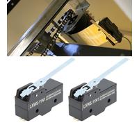 Zerodis Interrupteur de Fin de Course du Système de Contrôle d'incubateur 2 Pièces 220 V Remplacement de l'équipement d'éclosion de Ferme, Vis Fixe Plus de Faux Voyages pour Accessoires