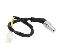 Zerodis Interrupteur de Frein Hydraulique en Aluminium et Plastique, Interrupteur de Feu Stop Arrière avec Prise à 2 Broches et Rondelles pour Système de Freinage Hydraulique, la Plupart des Motos,