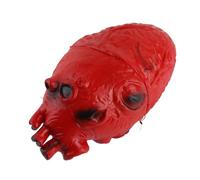 Zerodis Jouets de Jeu de Rôle, Décoration en Latex Grandeur Nature, Accessoire pour Maisons Hantées, Truc Gory pour Fêtes, Faux Orgue Effrayant, Cœur Sanglant, Halloween, 13x7cm (Rouge)