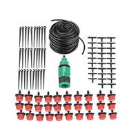 Zerodis Kit d'arrosage 4/7 mm Tubes d'arrosage goutte Système de refroidissement pour terrasse, jardin, gazon, serre