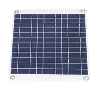 Zerodis Kit de Chargeur de Panneau Solaire 15W, Silicium Polycristallin, Chargeur de Batterie 12V avec 3 Types de Connexion pour Voyage en Plein Air