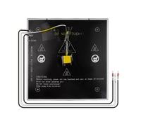 Zerodis Kit de Lit Chauffant 235 X 235 X 3 Mm, Trou de Position 24 V 280 W, Installation Simple, Accessoires de Pièces D'imprimante 3D, Kit de Lit Chauffant en Aluminium pour K1 K1C