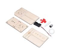 Zerodis Kit de Modèle de Boule de Soufflage à Suspension, Jouet d'assemblage Scientifique en Bois de Hêtre, Expérience de Physique STEM pour Enfants, Aide Pédagogique Pratique Alimentée par