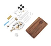 Zerodis Kit de Modèle D'hélicoptère à Moteur Stirling, Jouet D'expérimentation Scientifique en Physique des Métaux, Assemblage éducatif à Monter Soi-même avec Construction en Métal et en