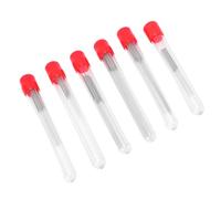 Zerodis Kit de Nettoyage de Buse D'imprimante 3D 60 Pièces Aiguilles en Acier Inoxydable 6 Bouteilles 0,15-0,4 Mm avec Poignée Ergonomique pour le Nettoyage des Engrenages D'alimentation (rouge)