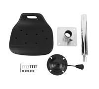 Zerodis Kit de Piédestal Marin à Hauteur Réglable, Colonne de Support Solide 60 Mm, Construite pour Dernier, Support Amovible de 400 500 Mm pour Sièges de Bateau, Pivotant à 360 °,