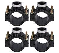 Zerodis Kit de té de Selle de Vidange d'eau, 4 Jeux, Filetage Femelle G1, Raccords de Tuyaux en Plastique, Raccord de Tuyau à Connecteur Rapide