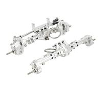 Zerodis Kit d'essais Portail à Haute Performance, Installation, Augmentation et élargissement Faciles, Augmenter la stabilité du Véhicule RC Kit d'essieux Arrière Avant pour Axial SCX10 I III