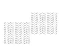 Zerodis Kit d'outils en Cuir Kit d'oeillet Métal (SILVER)