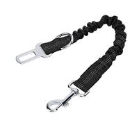 Zerodis Laisse Rétractable Robuste pour Chien, Laisse élastique, Corde de Traction pour Chien avec Fils Réfléchissants et Bandes élastiques Haute Tension pour la Randonnée, Le Camping, (Black)