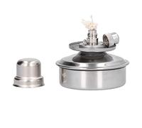 Zerodis Lampe Brûlante Portative de 100ml, Lampe Chauffante Réglable | Construction en Acier Inoxydable, Mèche en Coton avec Durée de Vie D'un an, Base Résistante aux Chocs et Stable pour Plus