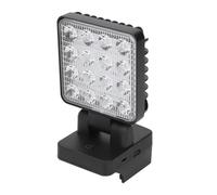 Zerodis Lampe de Travail à Batterie LED, Lampe Extérieure Rotative sans Fil avec Chargement USB, Idéale pour les Activités de Construction et de Camping