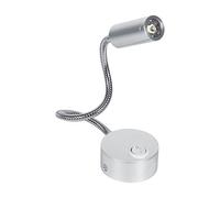 Zerodis Led Lampe de Lit Lampe Lecture Liseuse Lampe de Travail Lampe Tête de lit Mur avec Flexible Col de cygne pour Têtes de Lit, Bureau à Domicile, Studio, Hôtels(3500K Blanc chaud-3W)