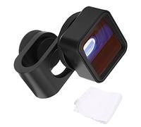Zerodis Lentille Anamorphique Mobile, 1,55x Blue Anamorphic Lens Aluminium Alloy and Optical Glass Phone Phone Camera Accessories Cinematic Wide Screen Effet pour Les Téléphones