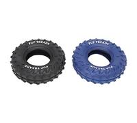 Zerodis Les Jouets de Revêtement en Caoutchouc Nettoient Vos Dents et Augmentent la Liaison pour Les Grands Chiens Moyens Tels Que Les Dents et la Reliure dans 2 Parcs Noirs Bleus