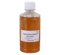 Zerodis Liquide de Gomme Arabique, Solution aux Tons Clairs avec Contrôle de la luminosité, 250 Ml pour des Croquis en Plein Air, Transparence Accrue, Taches Réduites pour un Mélange